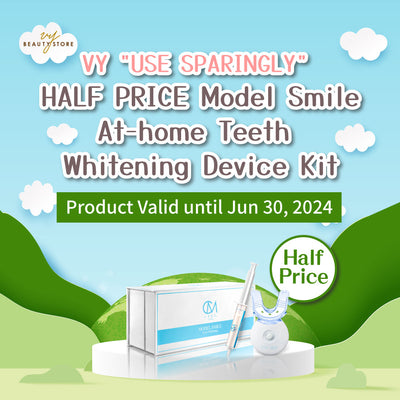【VY "USE SPARINGLY" HALF PRICE OFFER】Model Smile At-Home Teeth Whitening Device Kit (PRODUCT VALID UNTIL JUN 30, 2024)